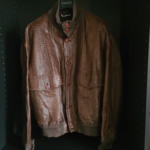 gf ferre leather jacket